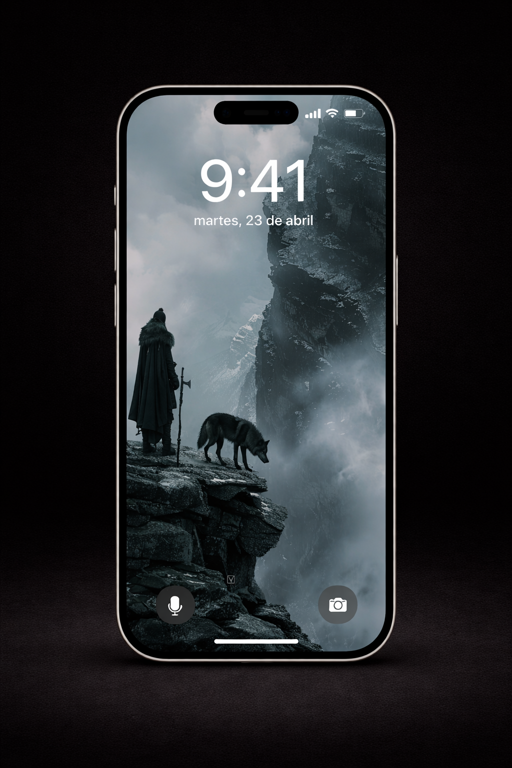 PACK 3 WALLPAPERS - Odín y Fenrir / guía, destino y legado | Premium 4K Vertical Wallpapers